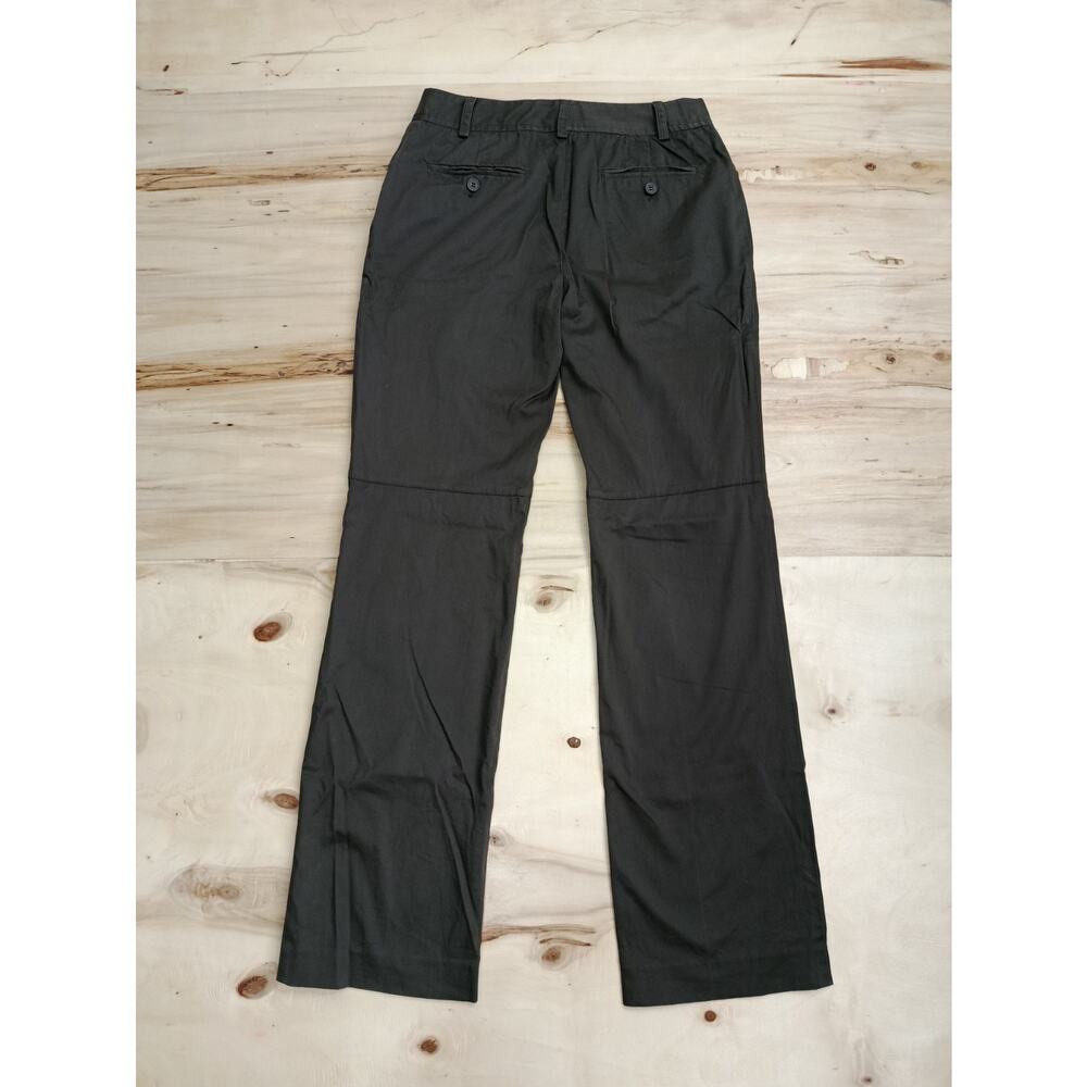 Calvin Klein Women Pants Size 2 Olive Army Green Stretch Mid Rise Casual Trouser - Picture 7 of 13